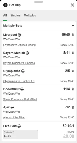 ACCA Bet Example