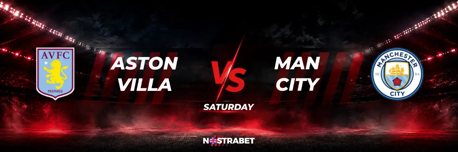 Aston Villa vs Man City Premier League Saturday