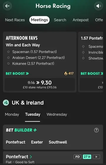 bet365 horse racing