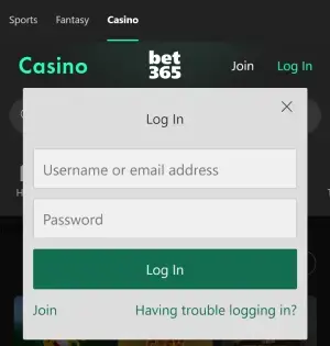 bet365 login