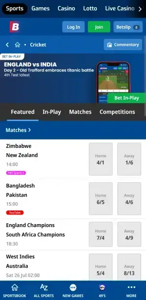 Betfred cricket betting