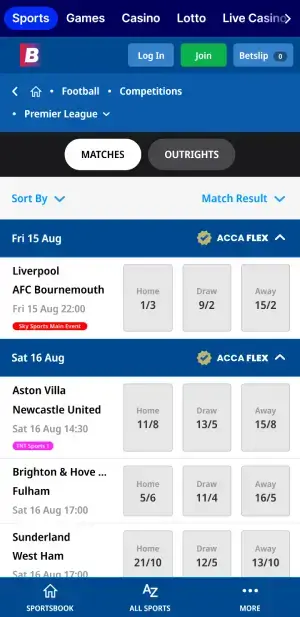 Betfred football betting