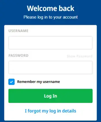 Betfred login