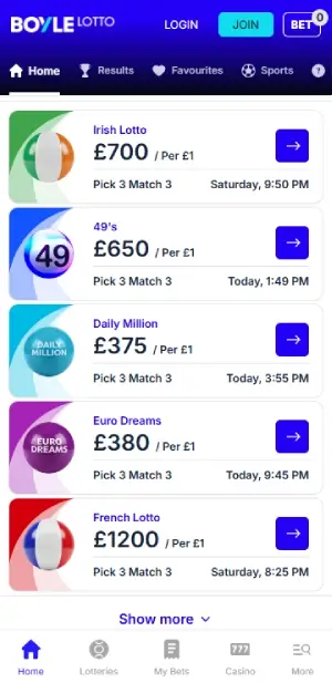 BoyleSports Lotto