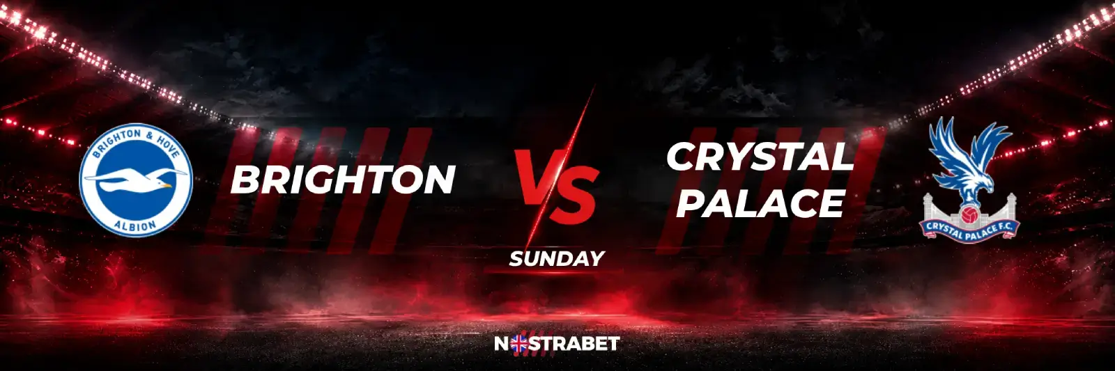 Brighton vs Crystal Palace Sunday Premier League