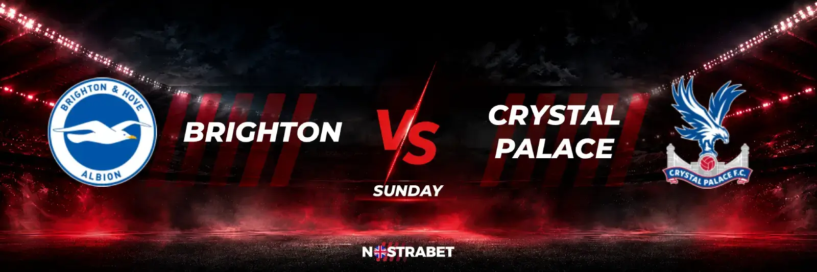 Brighton vs Crystal Palace sunday Premier League