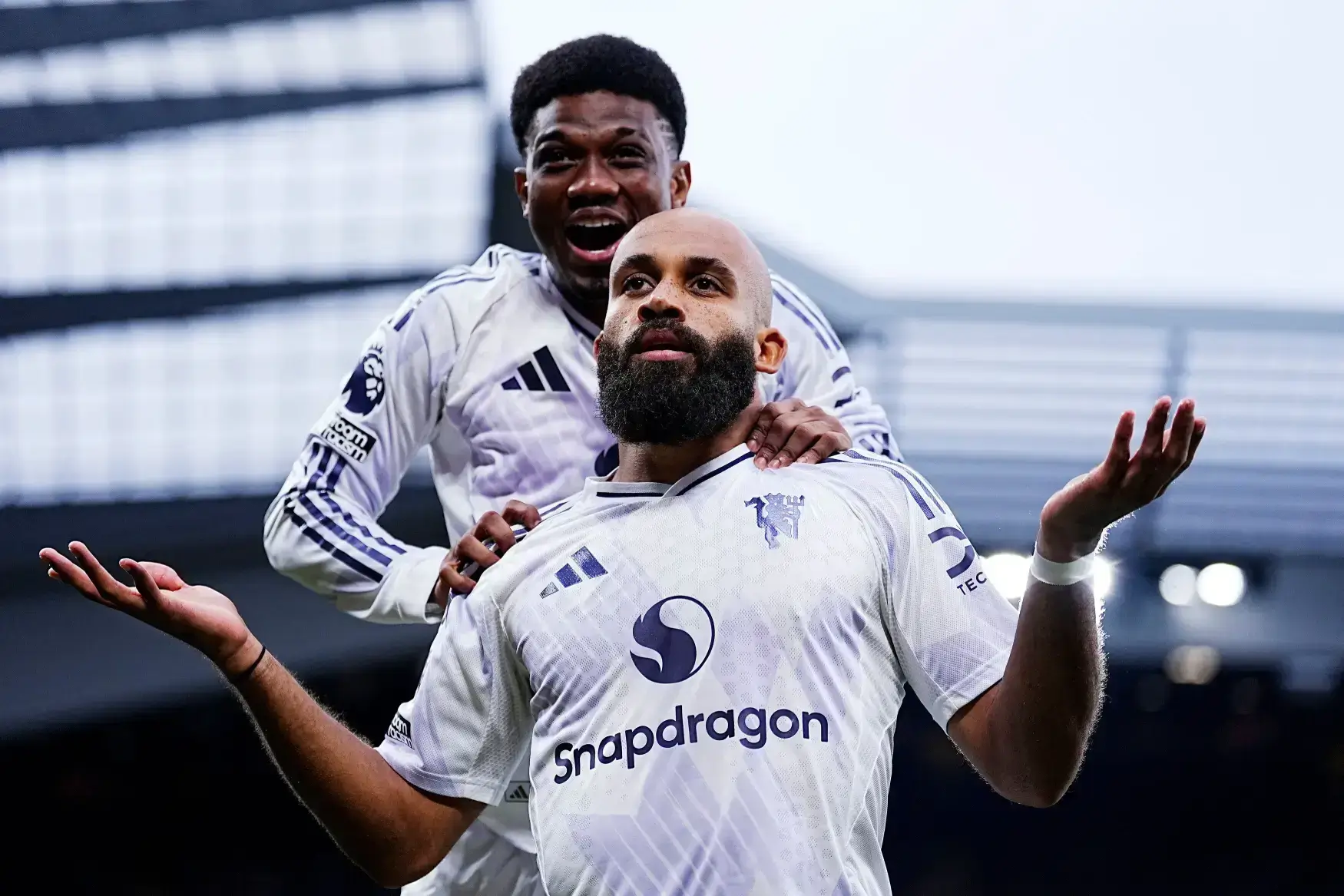 Bryan Mbeumo and Amad