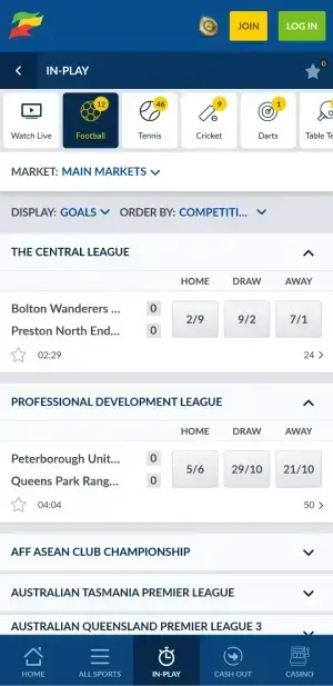 Coral live betting