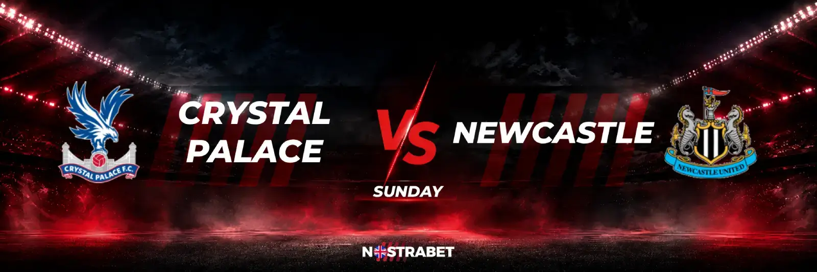 Crystal Palace vs Newcastle Premier League Sunday