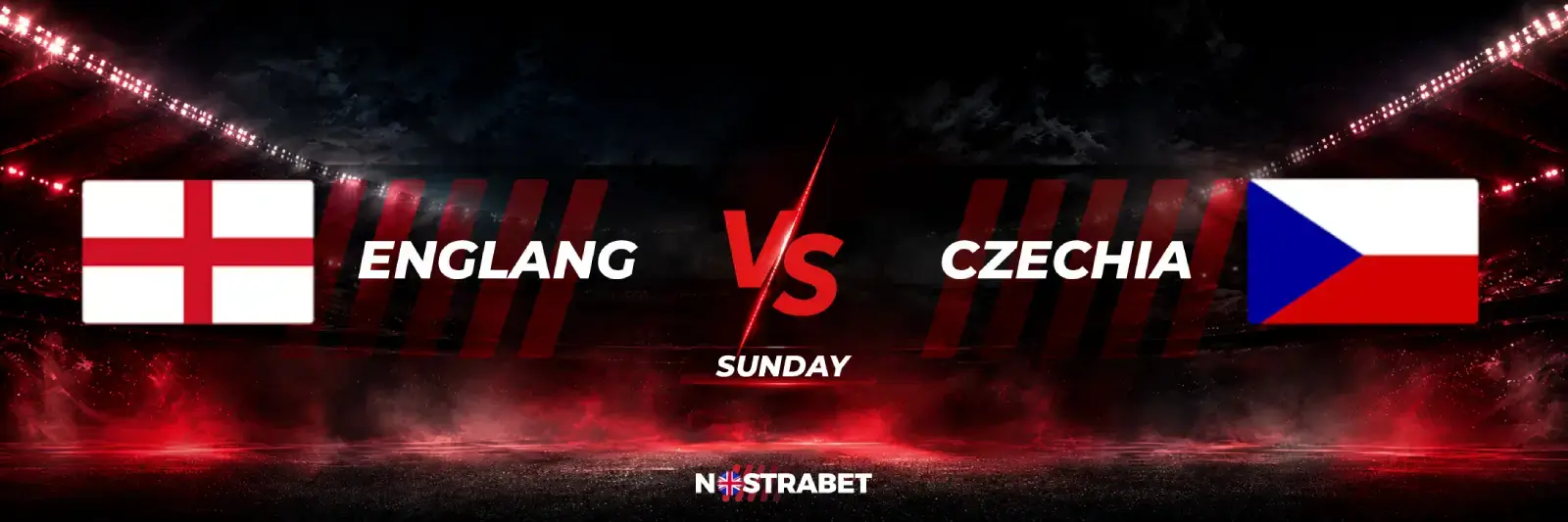 England vs Czechia Tuesday