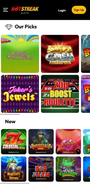 Hotstreak casino games