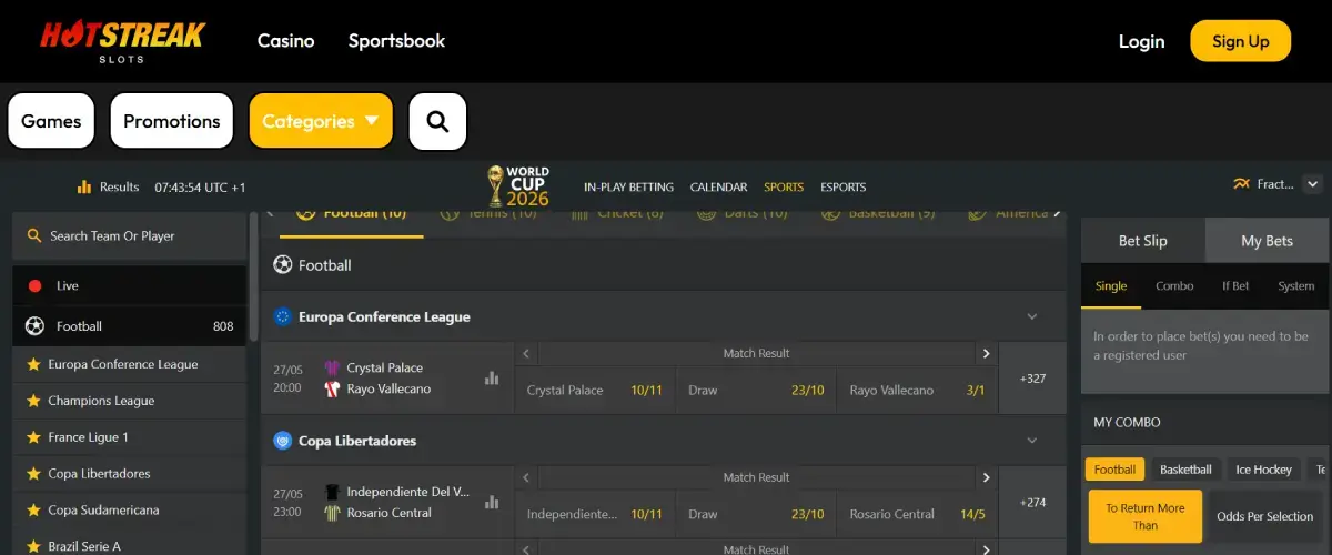 Hotstreak desktop platform