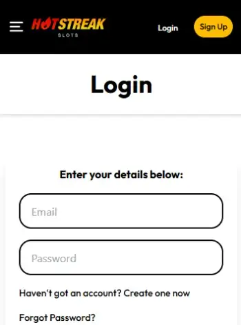 hotstreak login