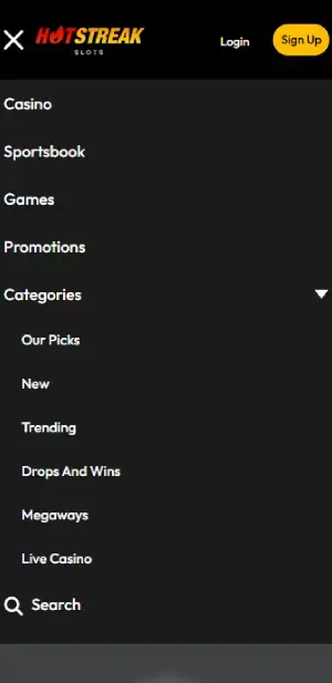Hotstreak mobile app