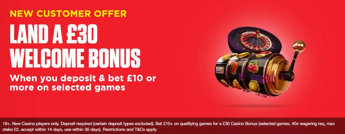 Ladbrokes Casino Welcome Offer