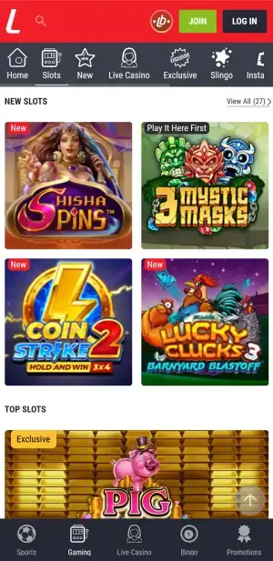 Ladbrokes slot games