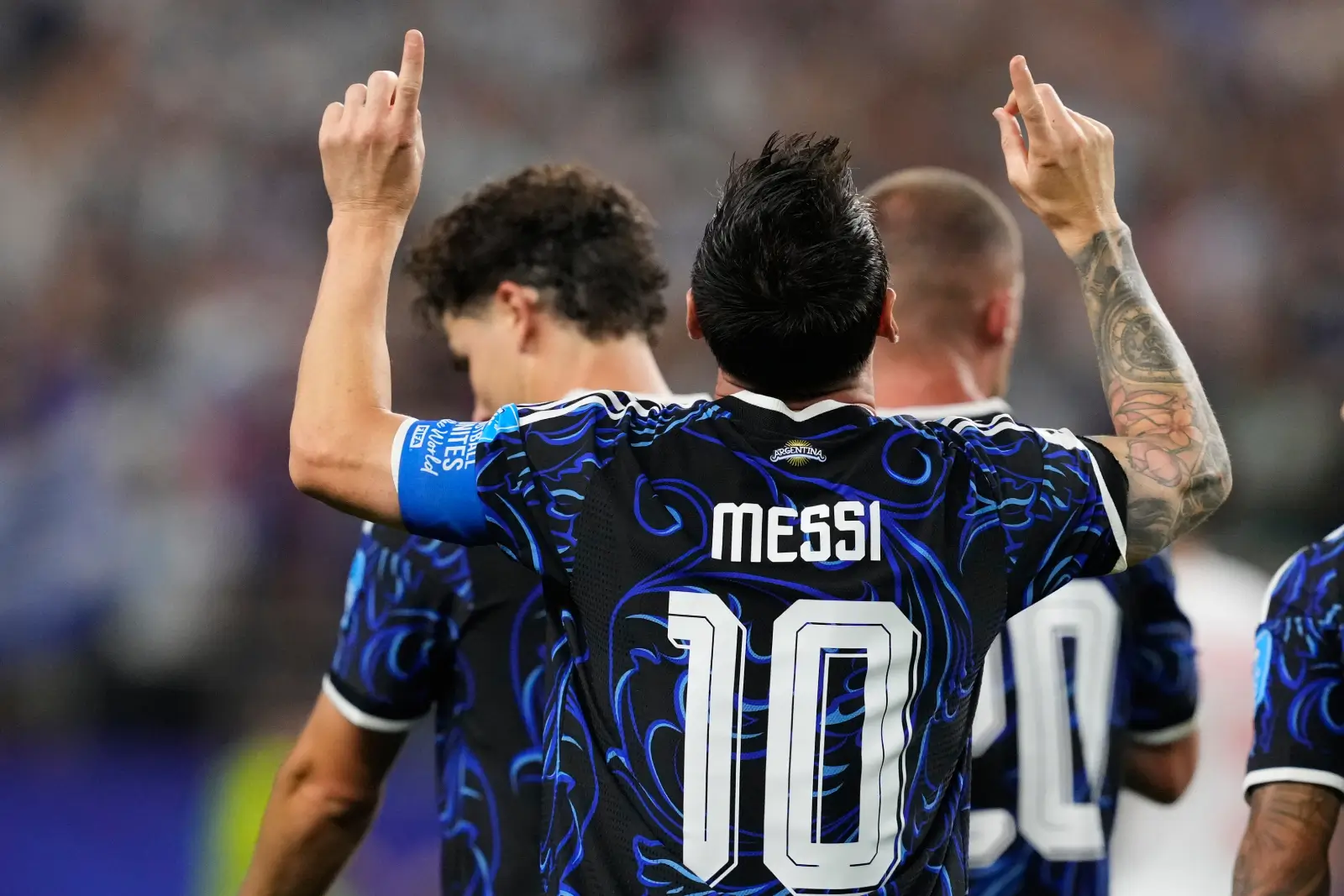 Lionel Messi Celebrates
