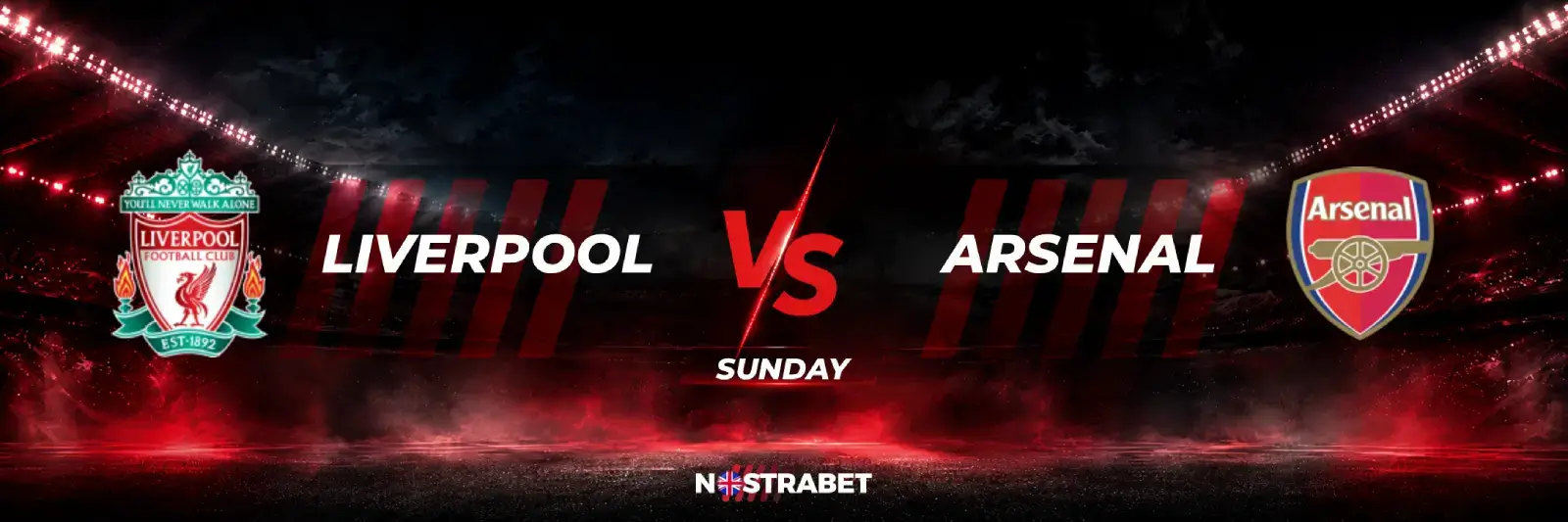 Liverpool vs Arsenal Premier League Sunday