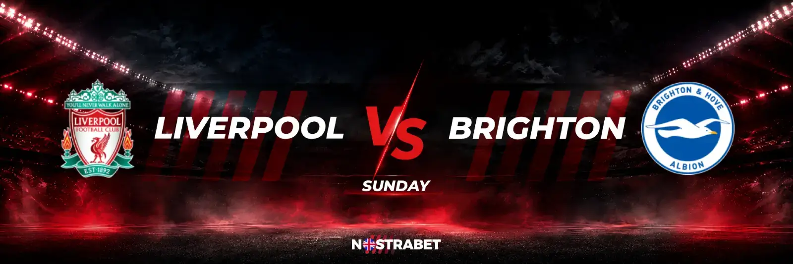 Liverpool vs Brighton Premier League Sunday