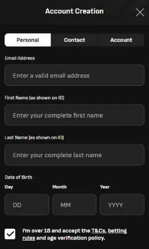 LiveScore Bet Registration