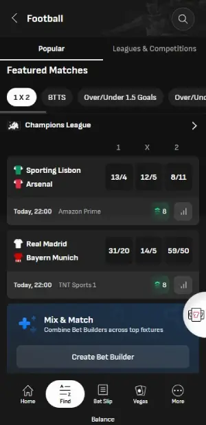 LiveScore bet Sports Betting