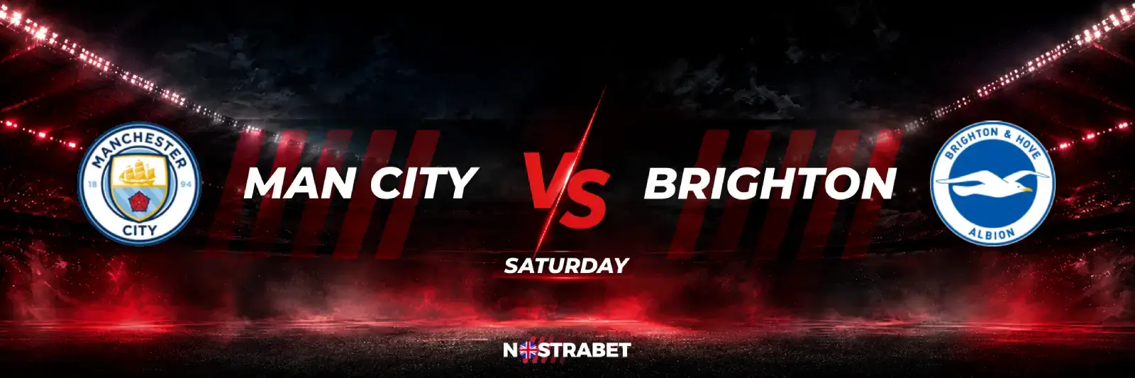 Man City vs Brighton Premier League Saturday