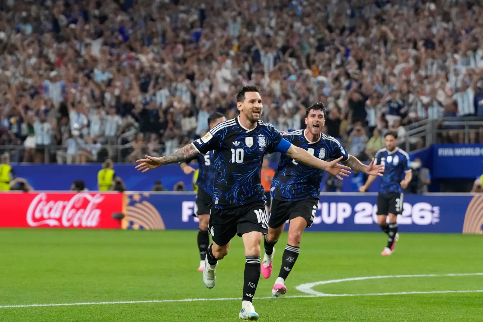 Messi Celebrates a Goal