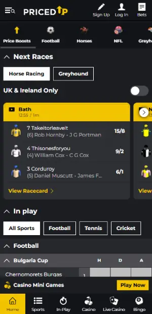 PricedUp Mobile Version