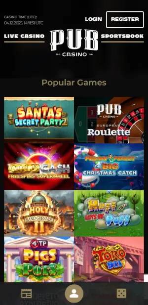 Pub Casino Games