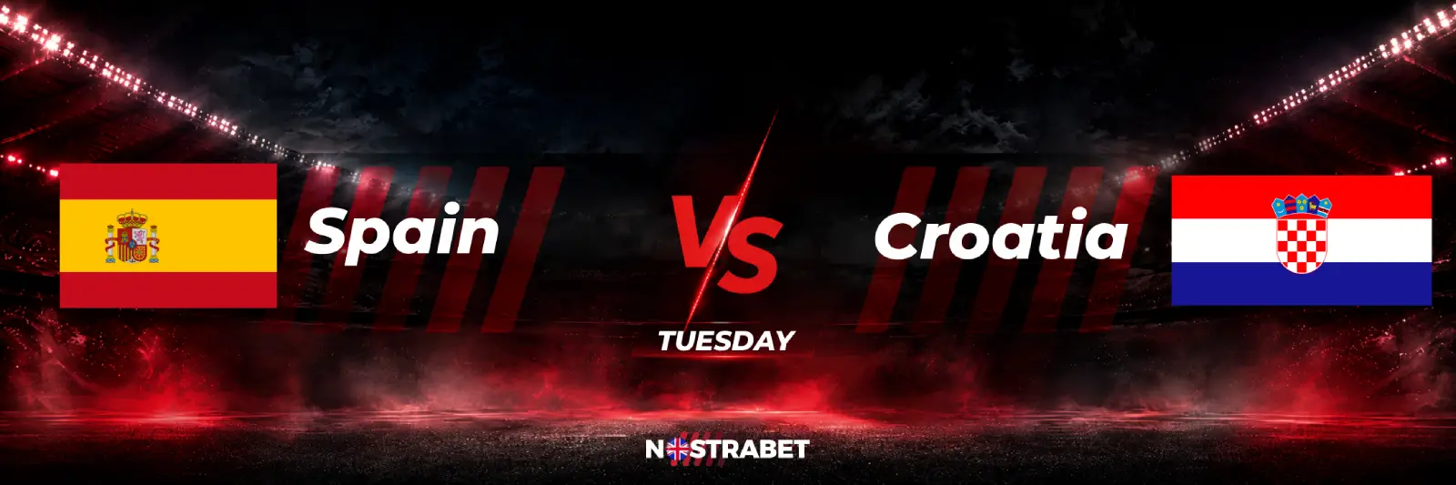 Spain vs Croatia Tuesday